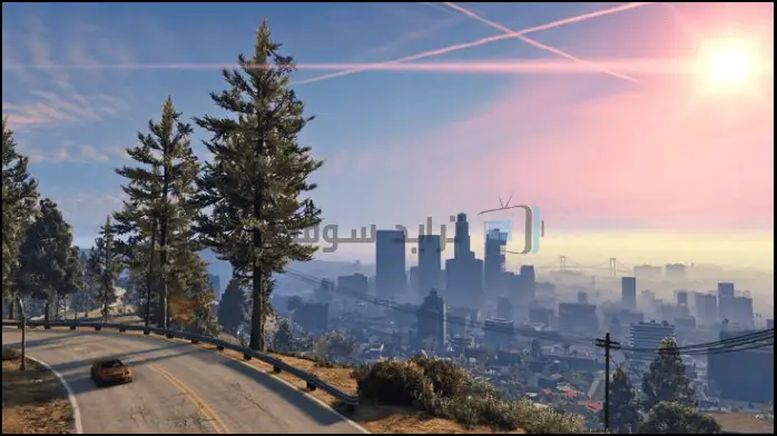صورة غلاف لعبة GTA 7 للكمبيوتر الشخصي، تتميز برسومات نابضة بالحياة والشعار المميز المعروض بشكل بارز.