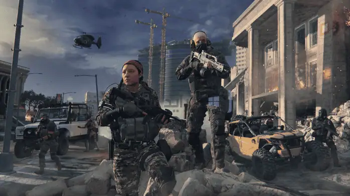 صورة للعبة Call of Duty: Modern Warfare 3 للكمبيوتر الشخصي، تعرض غلاف اللعبة مع رسومات وعنوان مليئ بالإثارة.