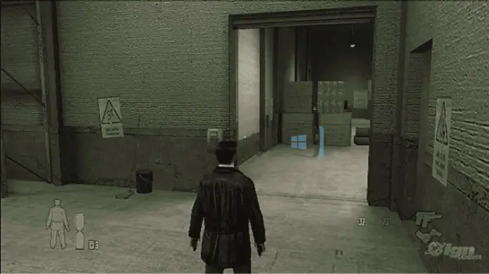فن الغلاف تحميل Max Payne 2 للكمبيوتر الشخصي يظهر الشخصية الرئيسية في بيئة حضرية مظلمة وقاسية مع إضاءة درامية.